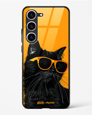 Feline Flair [BREATHE] Glass Case Phone Cover (Samsung)