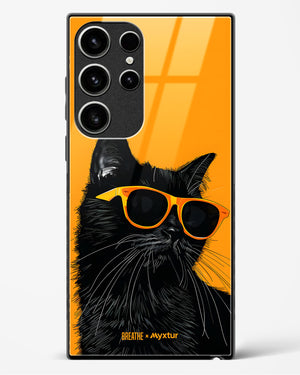 Feline Flair [BREATHE] Glass Case Phone Cover (Samsung)