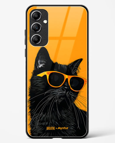 Feline Flair [BREATHE] Glass Case Phone Cover (Samsung)