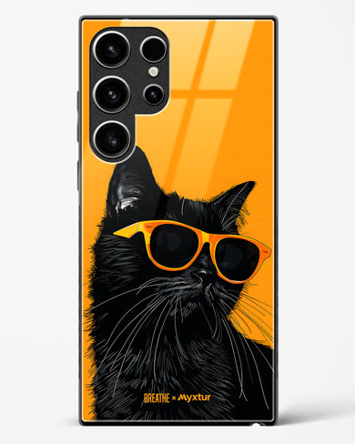 Feline Flair [BREATHE] Glass Case Phone Cover (Samsung)