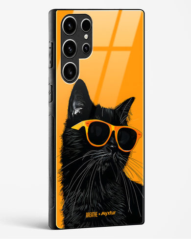 Feline Flair [BREATHE] Glass Case Phone Cover (Samsung)