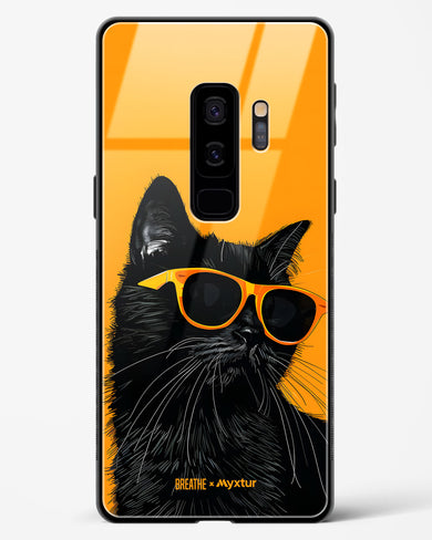 Feline Flair [BREATHE] Glass Case Phone Cover (Samsung)