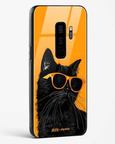 Feline Flair [BREATHE] Glass Case Phone Cover (Samsung)