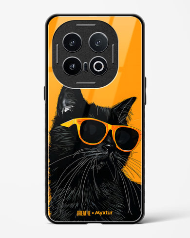 Feline Flair [BREATHE] Glass Case Phone Cover (Vivo)