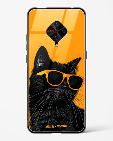 Feline Flair [BREATHE] Glass Case Phone Cover (Vivo)