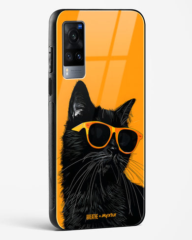 Feline Flair [BREATHE] Glass Case Phone Cover (Vivo)