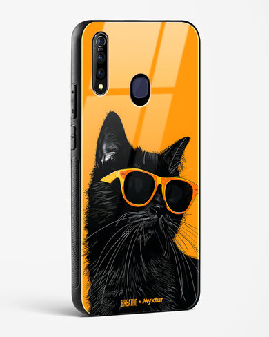 Feline Flair [BREATHE] Glass Case Phone Cover (Vivo)