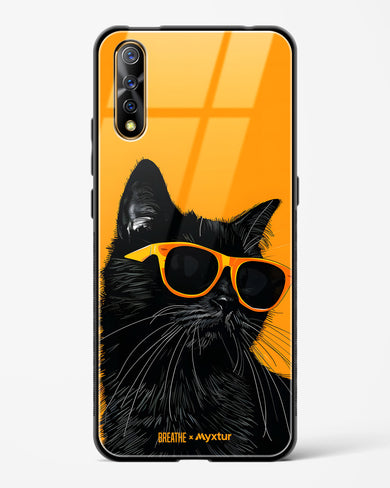 Feline Flair [BREATHE] Glass Case Phone Cover (Vivo)