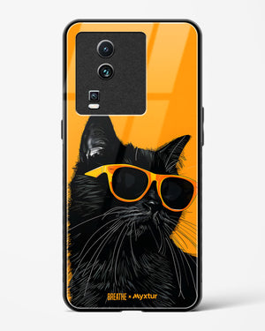 Feline Flair [BREATHE] Glass Case Phone Cover (Vivo)