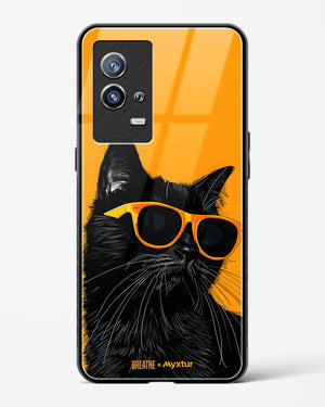 Feline Flair [BREATHE] Glass Case Phone Cover (Vivo)