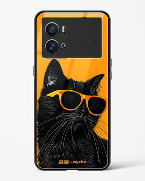 Feline Flair [BREATHE] Glass Case Phone Cover (Vivo)