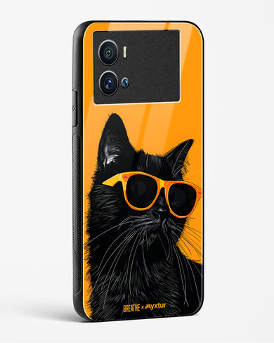 Feline Flair [BREATHE] Glass Case Phone Cover (Vivo)