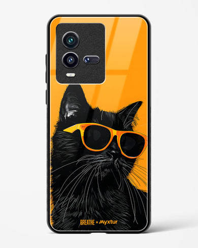 Feline Flair [BREATHE] Glass Case Phone Cover (Vivo)