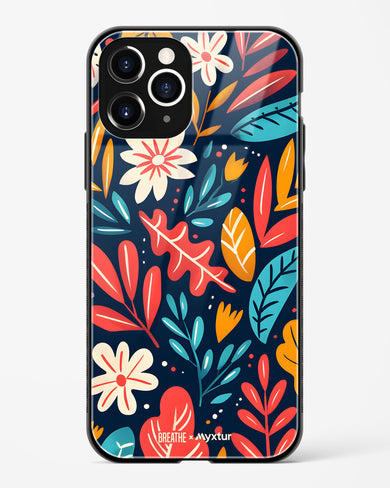 Bold Garden Bloom [BREATHE] Glass Case Phone Cover (Apple)