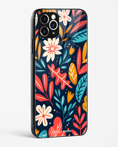 Bold Garden Bloom [BREATHE] Glass Case Phone Cover (Apple)