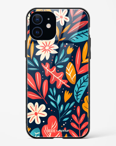 Bold Garden Bloom [BREATHE] Glass Case Phone Cover (Apple)