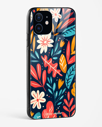 Bold Garden Bloom [BREATHE] Glass Case Phone Cover (Apple)