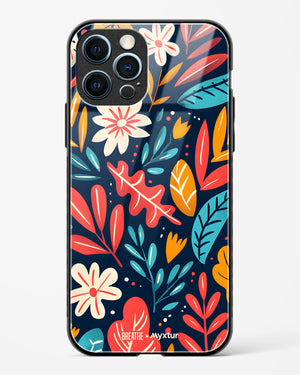 Bold Garden Bloom [BREATHE] Glass Case Phone Cover (Apple)