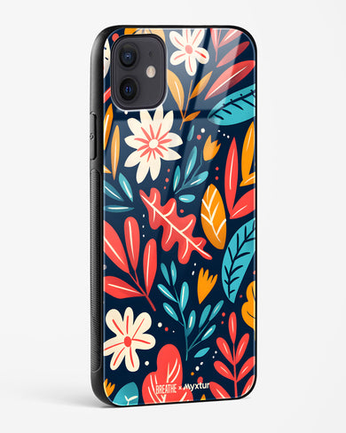 Bold Garden Bloom [BREATHE] Glass Case Phone Cover (Apple)