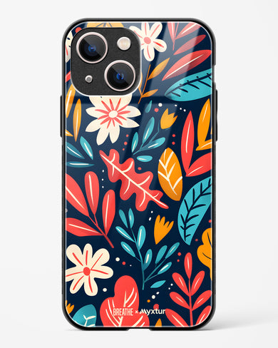 Bold Garden Bloom [BREATHE] Glass Case Phone Cover (Apple)