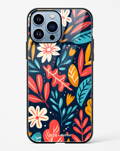 Bold Garden Bloom [BREATHE] Glass Case Phone Cover (Apple)