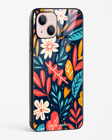 Bold Garden Bloom [BREATHE] Glass Case Phone Cover (Apple)