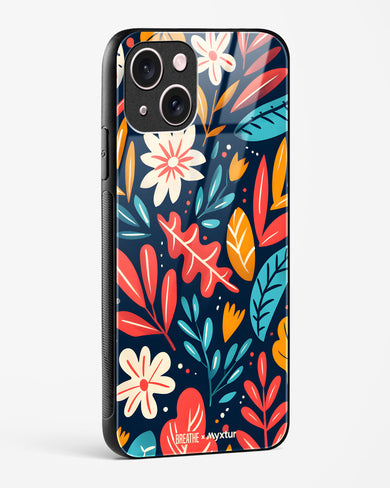 Bold Garden Bloom [BREATHE] Glass Case Phone Cover (Apple)