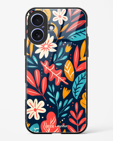 Bold Garden Bloom [BREATHE] Glass Case Phone Cover (Apple)