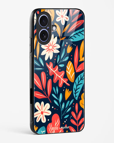 Bold Garden Bloom [BREATHE] Glass Case Phone Cover (Apple)