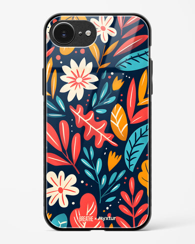 Bold Garden Bloom [BREATHE] Glass Case Phone Cover (Apple)