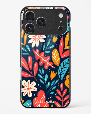 Bold Garden Bloom [BREATHE] Glass Case Phone Cover (Apple)