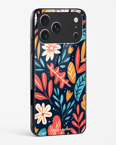 Bold Garden Bloom [BREATHE] Glass Case Phone Cover (Apple)