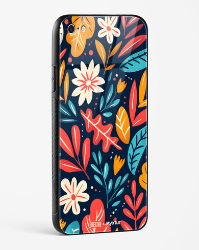 Bold Garden Bloom [BREATHE] Glass Case Phone Cover (Apple)