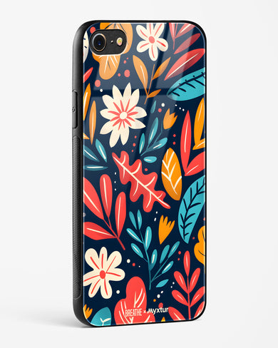 Bold Garden Bloom [BREATHE] Glass Case Phone Cover (Apple)