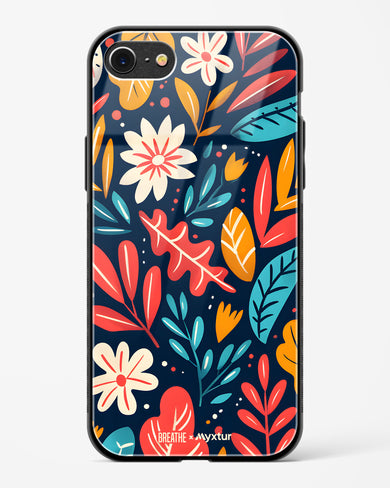 Bold Garden Bloom [BREATHE] Glass Case Phone Cover (Apple)