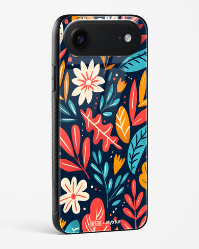 Bold Garden Bloom [BREATHE] Glass Case Phone Cover (Apple)