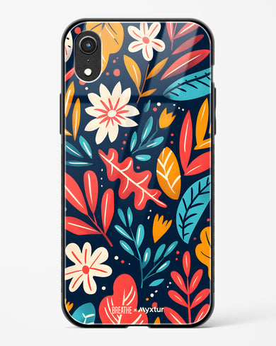 Bold Garden Bloom [BREATHE] Glass Case Phone Cover (Apple)