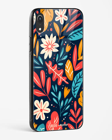 Bold Garden Bloom [BREATHE] Glass Case Phone Cover (Apple)