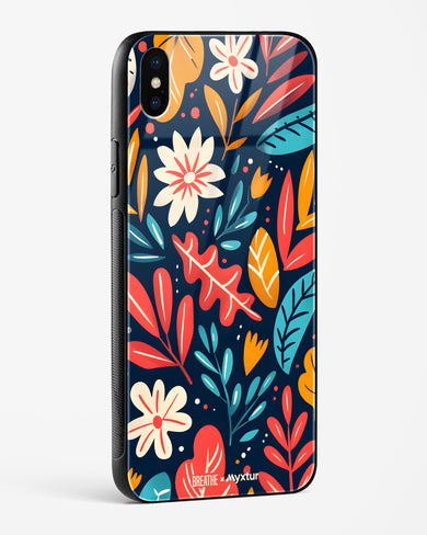 Bold Garden Bloom [BREATHE] Glass Case Phone Cover (Apple)