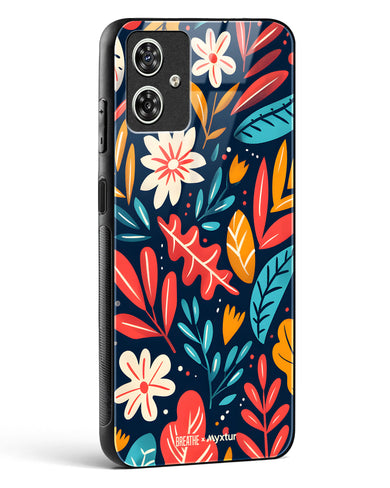 Bold Garden Bloom [BREATHE] Glass Case Phone Cover (Motorola)