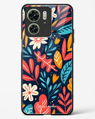 Bold Garden Bloom [BREATHE] Glass Case Phone Cover (Motorola)