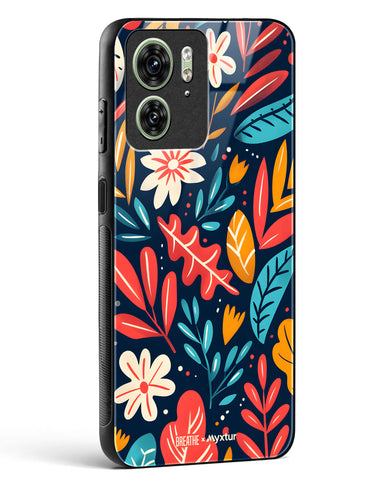 Bold Garden Bloom [BREATHE] Glass Case Phone Cover (Motorola)