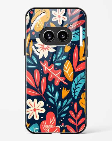 Bold Garden Bloom [BREATHE] Glass Case Phone Cover (Nothing)