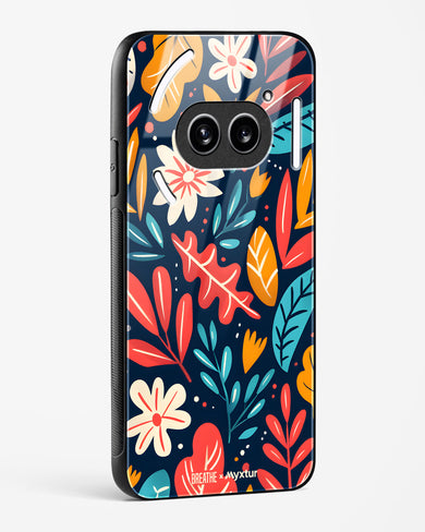 Bold Garden Bloom [BREATHE] Glass Case Phone Cover (Nothing)