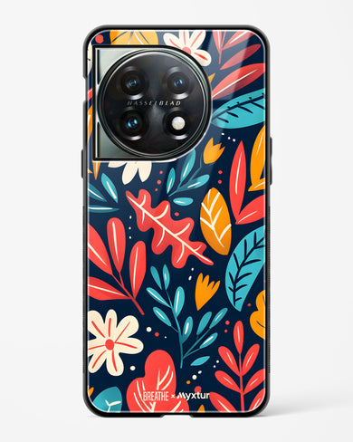 Bold Garden Bloom [BREATHE] Glass Case Phone Cover (OnePlus)