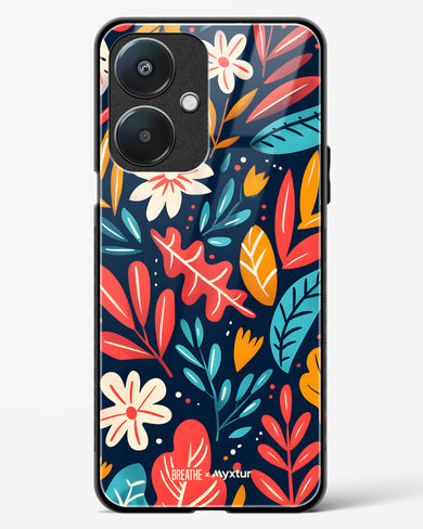 Bold Garden Bloom [BREATHE] Glass Case Phone Cover (Oppo)