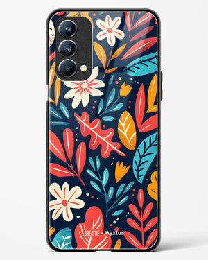 Bold Garden Bloom [BREATHE] Glass Case Phone Cover (Oppo)