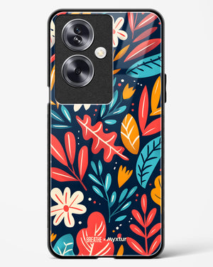 Bold Garden Bloom [BREATHE] Glass Case Phone Cover (Oppo)