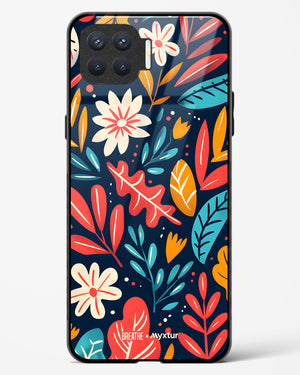 Bold Garden Bloom [BREATHE] Glass Case Phone Cover (Oppo)