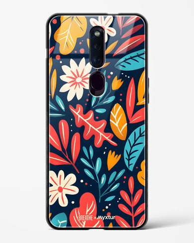 Bold Garden Bloom [BREATHE] Glass Case Phone Cover (Oppo)